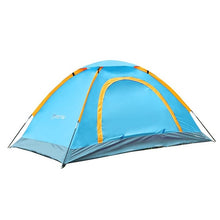 Camping Outdoor 1-2 Person Durable Waterproof Camping Aluminum Tent High Quality Tent 210D oxford fabric Backer