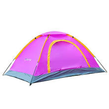 Camping Outdoor 1-2 Person Durable Waterproof Camping Aluminum Tent High Quality Tent 210D oxford fabric Backer
