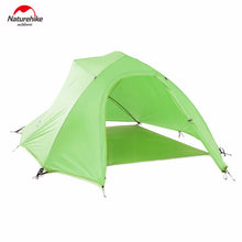 Naturehike Tent 20D Silicone Fabric Ultralight 3 Person Double Layers Aluminum Rod Camping Tent 4 Season With Mat Hot Selling