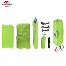 Naturehike Tent 20D Silicone Fabric Ultralight 3 Person Double Layers Aluminum Rod Camping Tent 4 Season With Mat Hot Selling