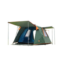 DESERTCAMEL CS088 Fully Automatic Double Layers Tent Dual Doors Square Roof Tent With Breathable Mosquito Net For 4 Persons