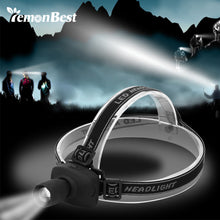 LemonBest Super Bright Mini LED Fishing Headlamp Zoomable 3 Modes Energy Saving Outdoor Sports Camping Headlight Flashlights AAA