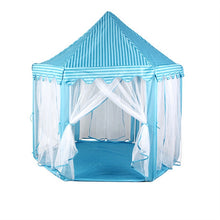 Cute Hexagon Playhouse Girls Princess Castle Children Kids Large Indoor Play Tent