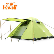 Hewolf 2 Person Tents Camping Tents Double Layer Waterproof Windproof Outdoor Tent For Hiking Fishing Hunting Beach Picnic Party