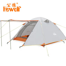 Hewolf 2 Person Tents Camping Tents Double Layer Waterproof Windproof Outdoor Tent For Hiking Fishing Hunting Beach Picnic Party